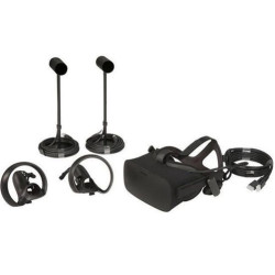 Oculus Rift - 3D virtual reality headset with 2 Touch controllers and 2 sensors CV1 Bundle - Gold Grade Refurbished