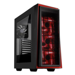 Silverstone SST-RL06BR-PRO Red Line Tower ATX Black w/ Red trim with S