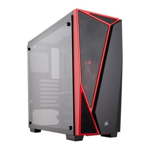 Corsair Red Carbide SPEC 04 Tempered Glass PC Gaming Case