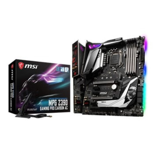 MSI MPG Intel Z390 GAMING PRO CARBON AC WiFi 9th Gen ATX Motherboard