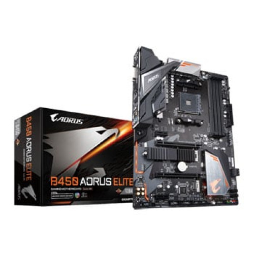 Gigabyte AMD B450 AORUS Elite Ryzen ATX Motherboard