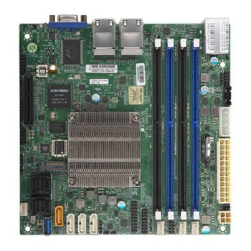 Supermicro Integrated Intel Atom CPU A2SDi-8C-HLN4F Mini ITX Motherboa