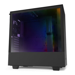 NZXT Black H510i Smart Mid Tower PC RGB Gaming Case with Tempered Glas