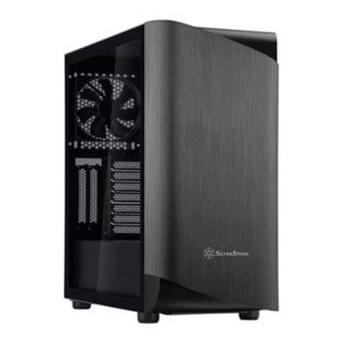 Silverstone Seta A1 Titanium Tempered Glass Midi PC Gaming Case