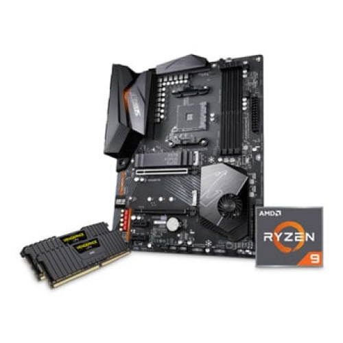 AMD Ryzen 9 3900X CPU + Gigabyte X570 AORUS Elite Motherboard & 16GB 3