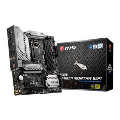 MSI MAG Intel B460M MORTAR WIFI Micro-ATX Motherboard