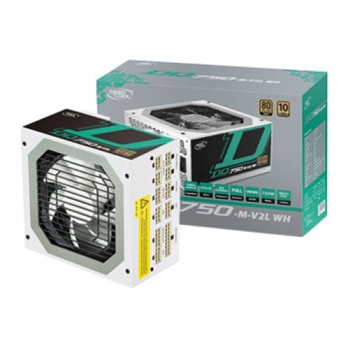 DEEPCOOL DQ Series 750 80+ Gold Full Modular Power Supply WHITE