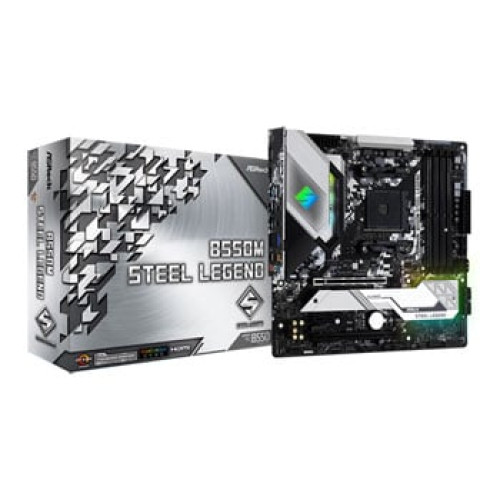 ASRock B550M Steel Legend Micro-ATX Motherboard