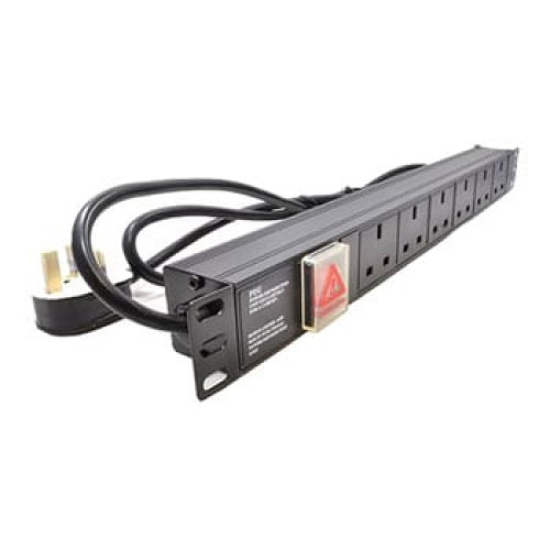 Xclio 6 Way 19" Horizontal 13A Switched PDU