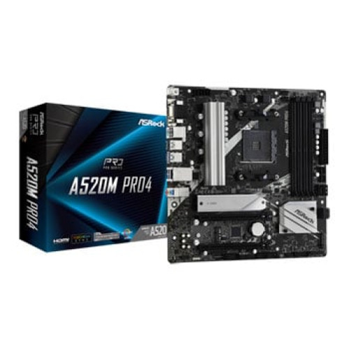 AsRock AMD A520M Pro4 MicroATX Motherboard