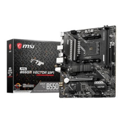 MSI AMD Ryzen B550M MAG VECTOR WIFI AM4 PCIe 4.0 mATX Motherboard