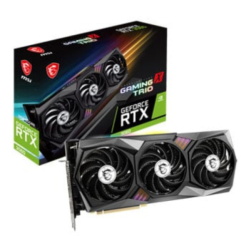 MSI NVIDIA GeForce RTX 3060 12GB GAMING X TRIO Ampere Graphics Card