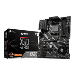 MSI AMD Ryzen X570 A PRO AM4 PCIe 4.0 Open Box ATX Motherboard