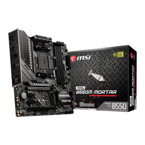 MSI AMD B550 MAG MORTAR Open Box Micro-ATX Motherboard